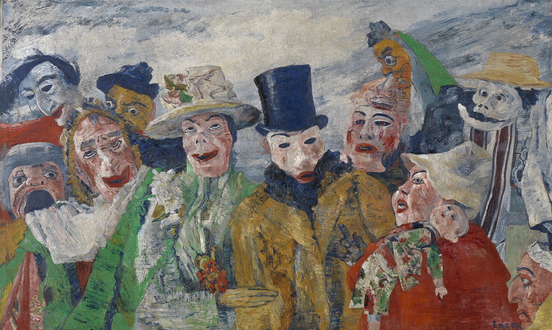 Slika Spletke, Džejms Ensor